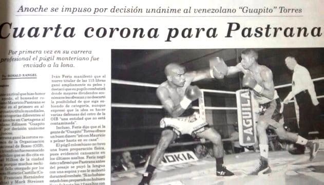 Pastrana-derrota-en-Cartagena-a-Guapito-Torres Mauricio Pastrana: Cuatro reinados sin pan | Capítulo II