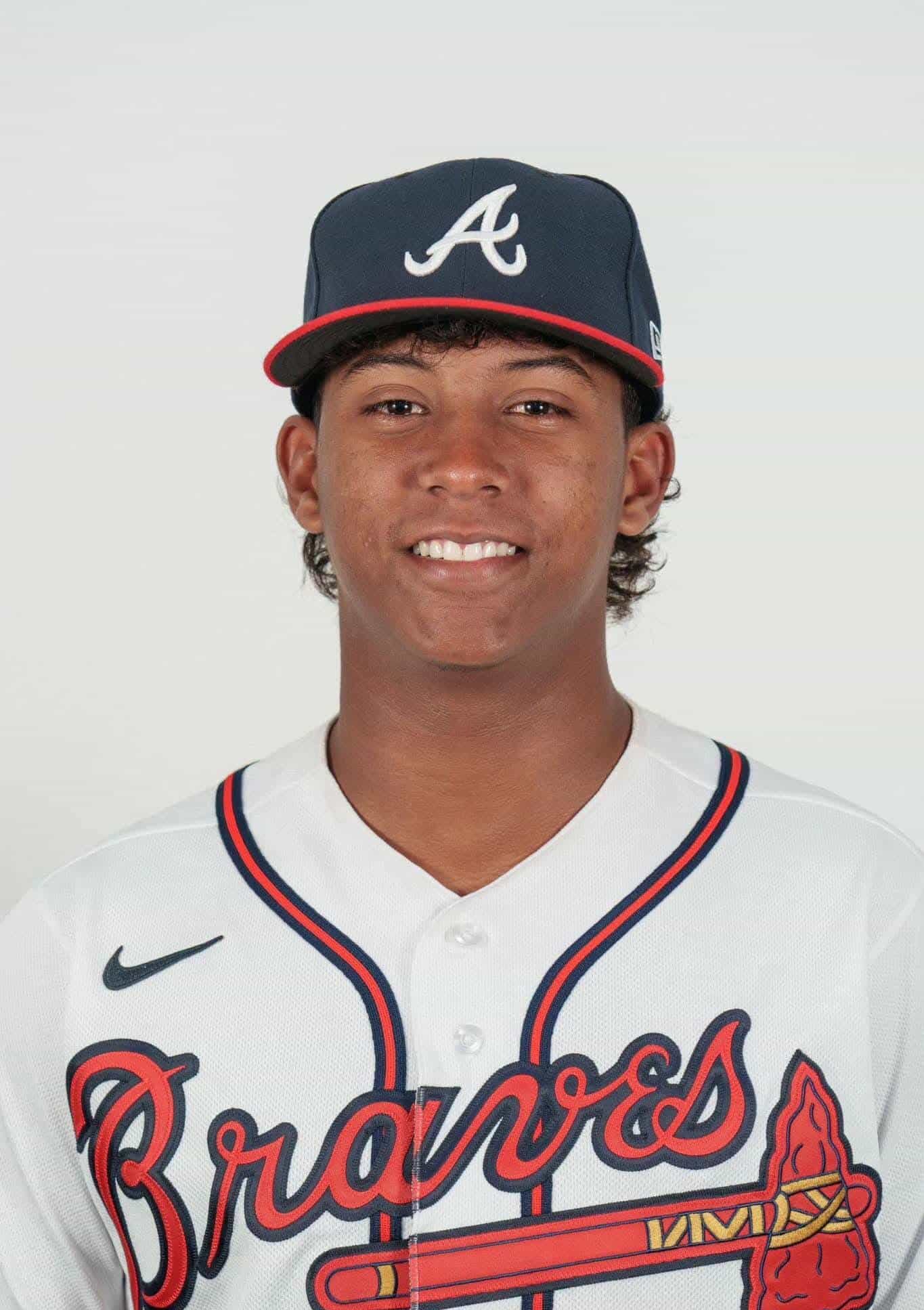 Didier Fuentes con el uniforme de los Bravos.