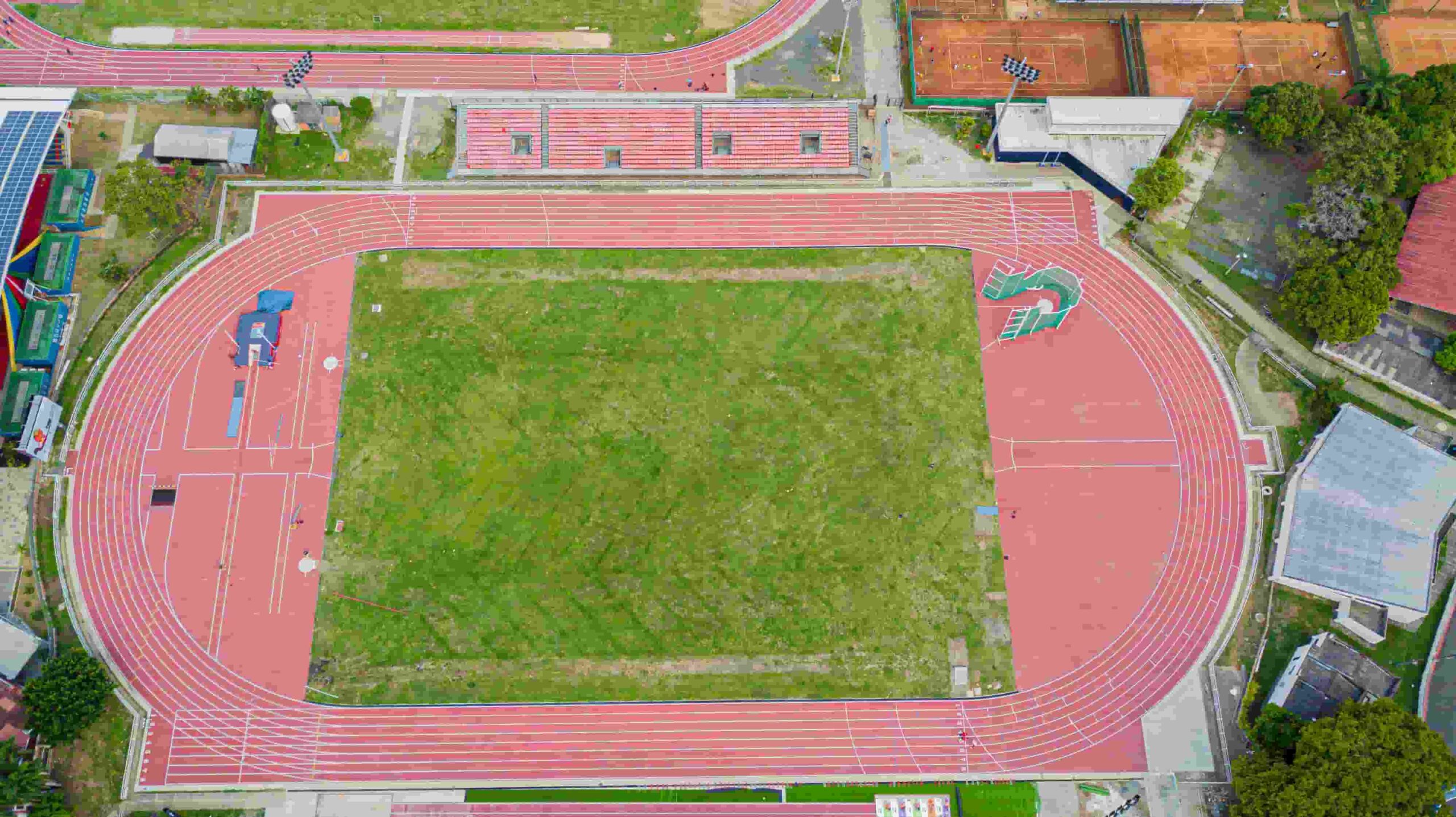 Vista aérea del Estadio de Cali.
