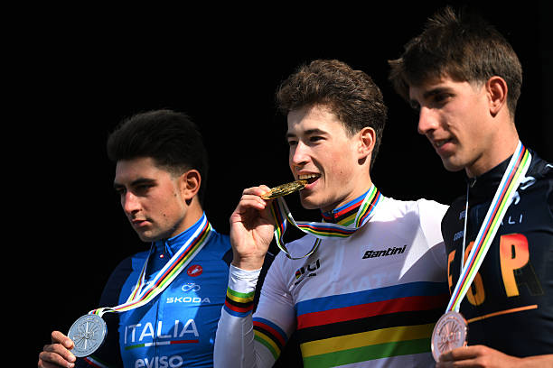 Podio contrarreloj sub 23 Mundial