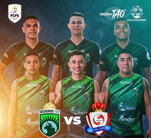 Poster: Sucreños FSC vs Real Valledupar