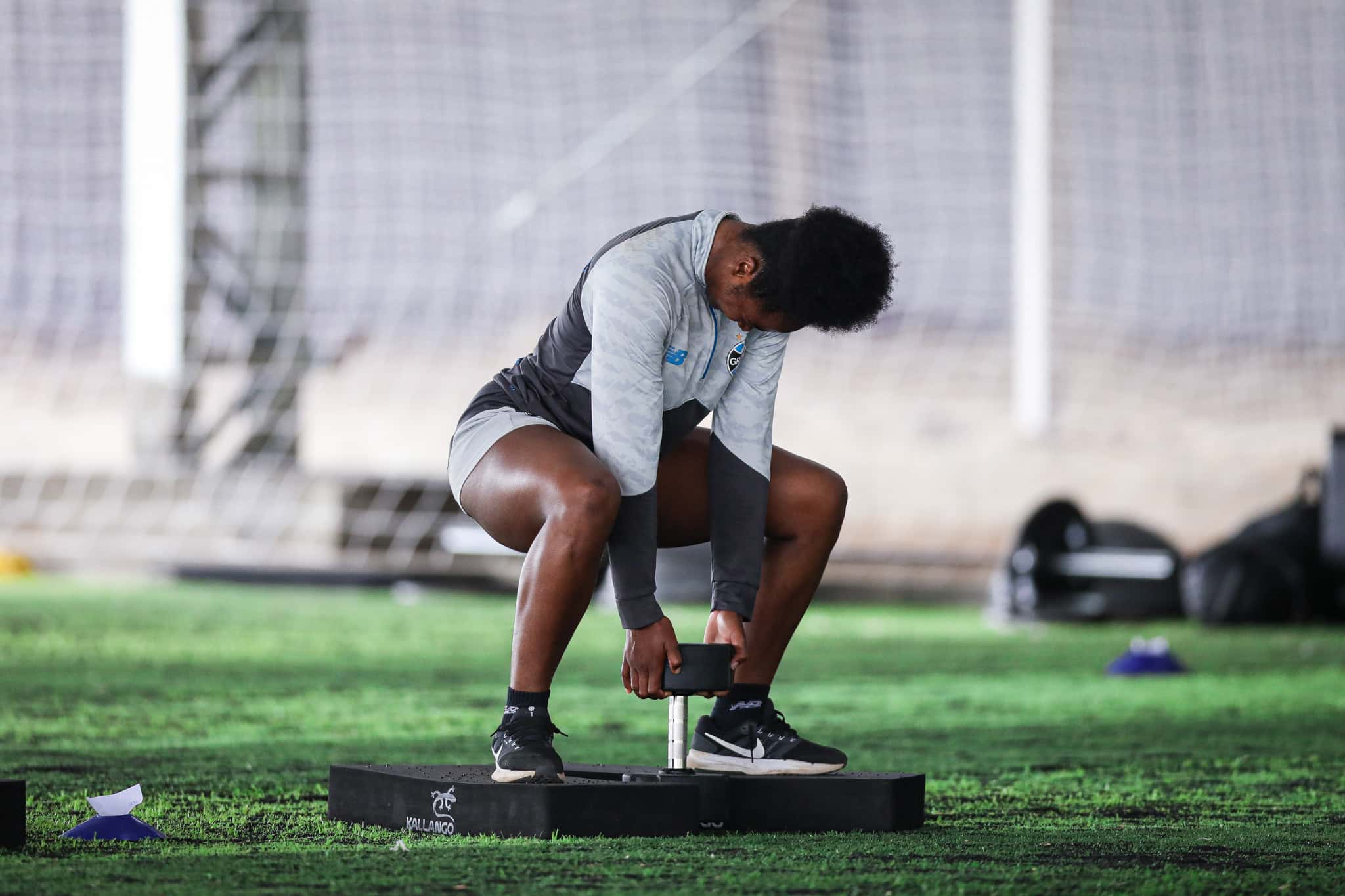 Jugadora de gremio entrena en la nueva sede.